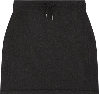 EP343-SUBLHE1 - Sweat Skirt - Sueded Black Heather