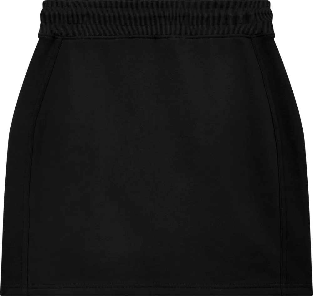 EP343-SUBL4 - Sweat Skirt - Sueded Black