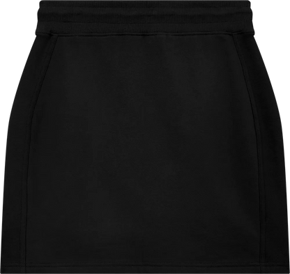 EP343-SUBL0 - Sweat Skirt - Sueded Black