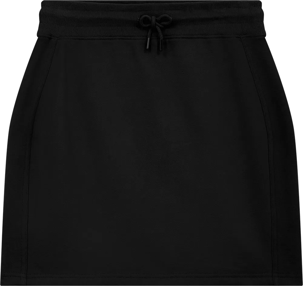 EP343-SUBL0 - Sweat Skirt - Sueded Black