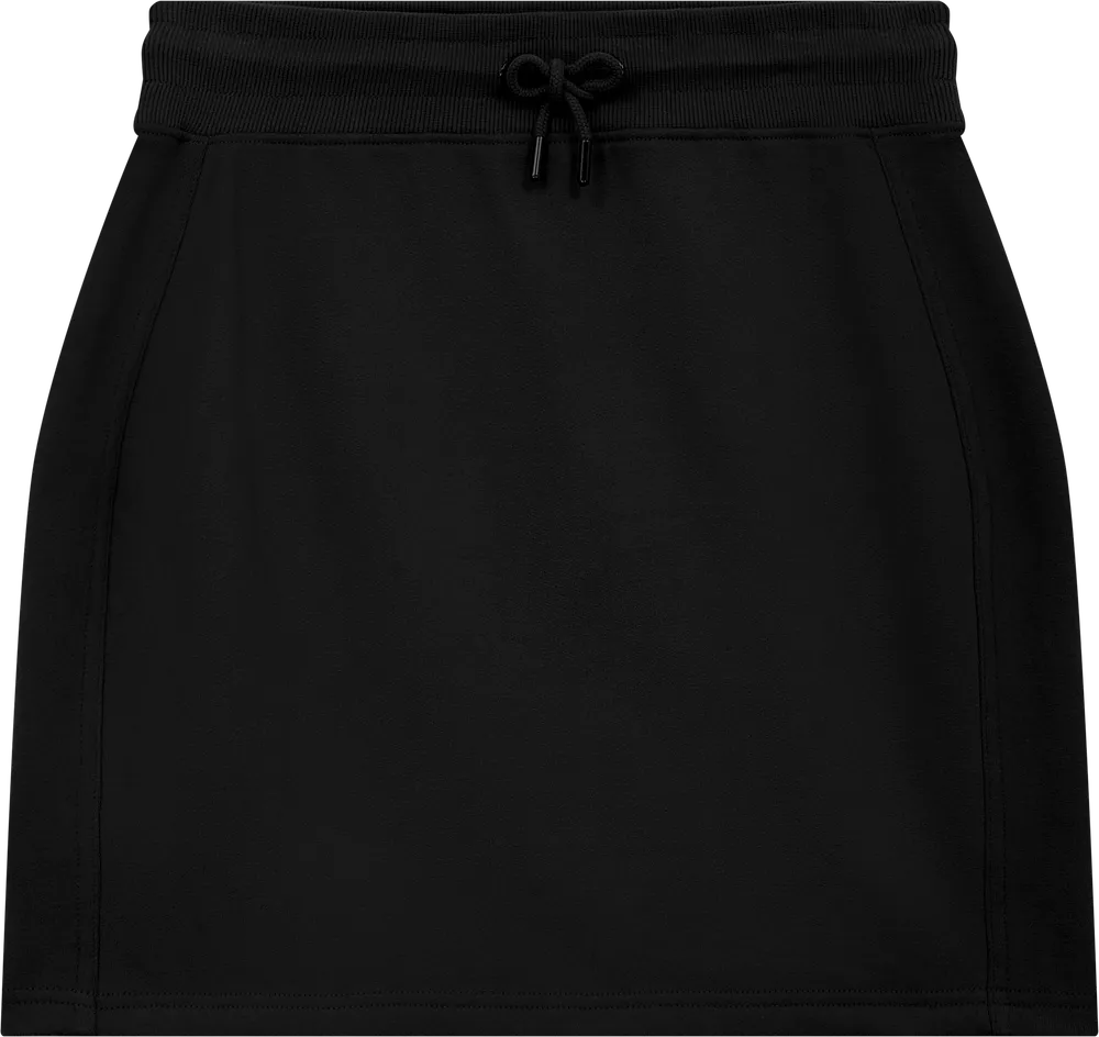 EP343-SUBL5 - Sweat Skirt - Sueded Black