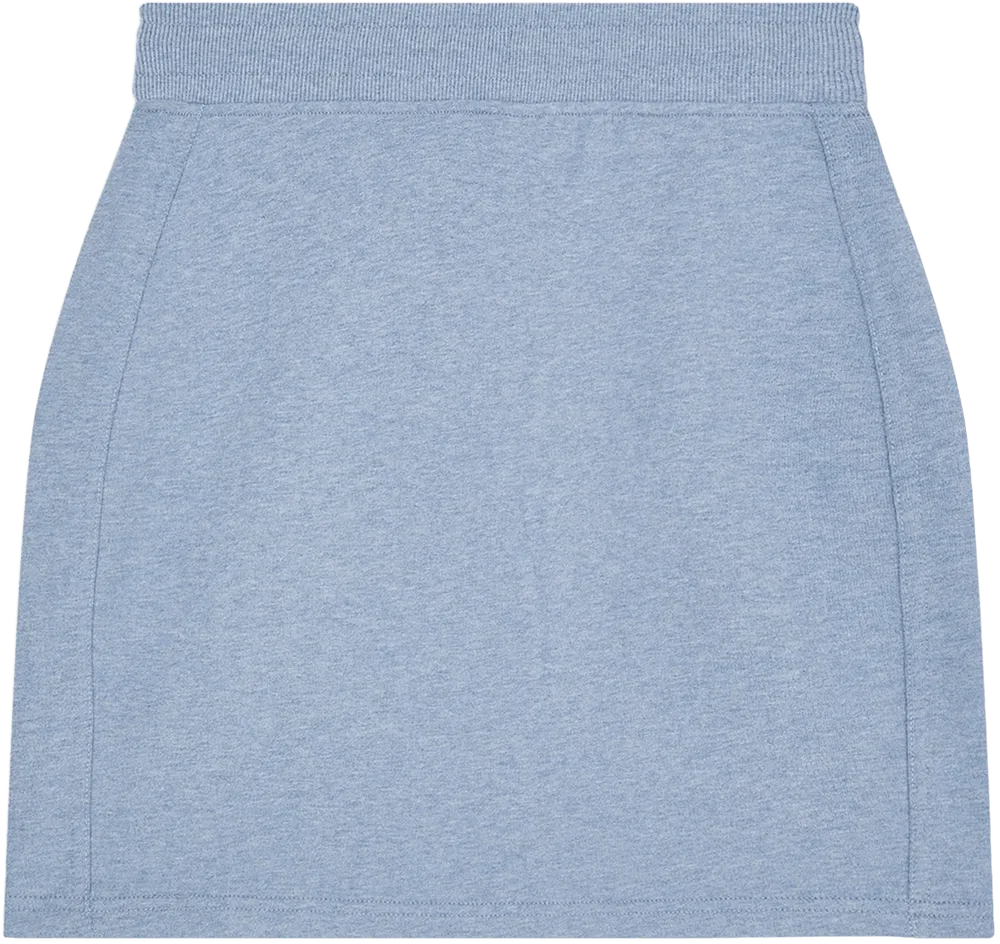 EP343-SULBHE5 - Sweat Skirt - Sueded Light Blue Heather