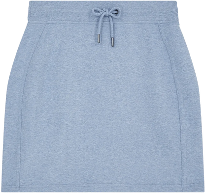 EP343-SULBHE2 - Sweat Skirt - Sueded Light Blue Heather