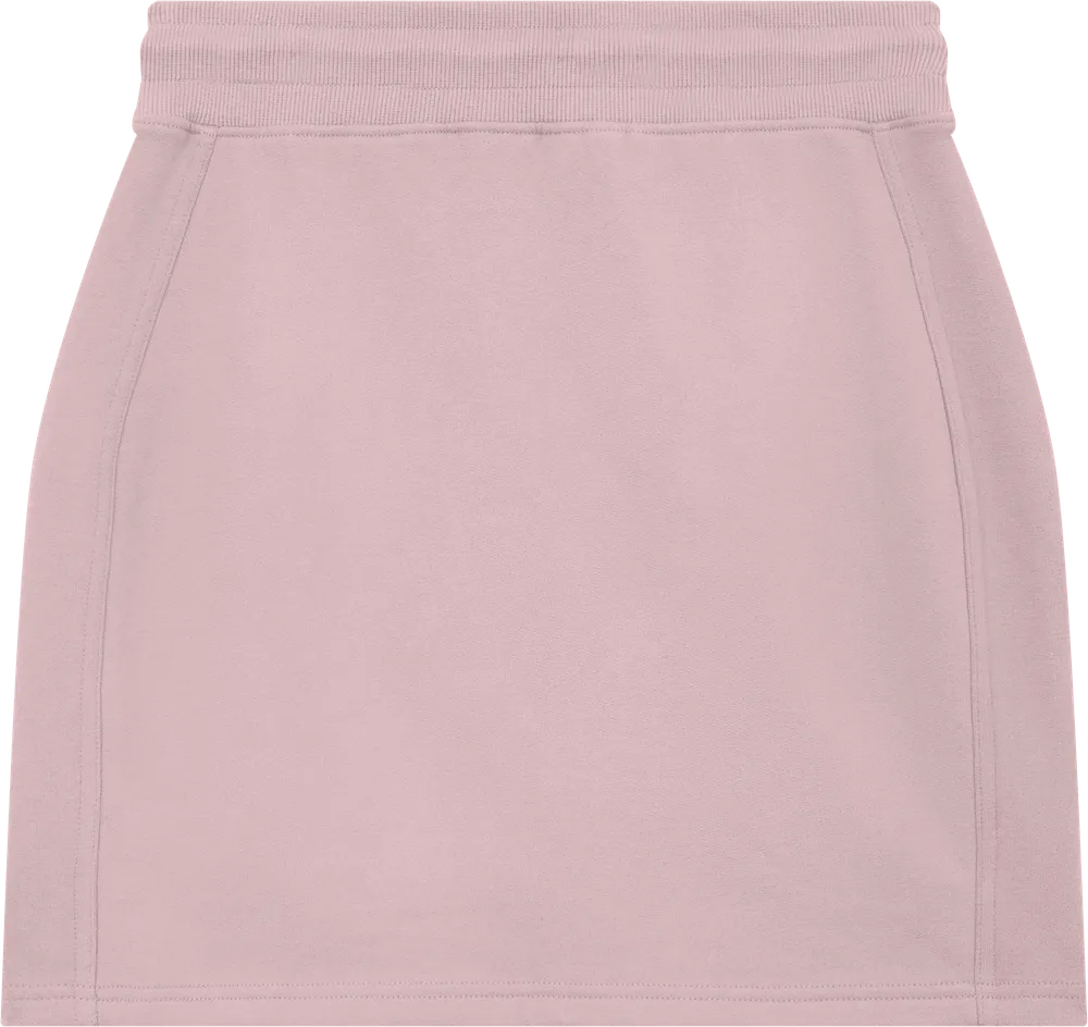 EP343-SUPR3 - Sweat Skirt - Sueded Miami Pink