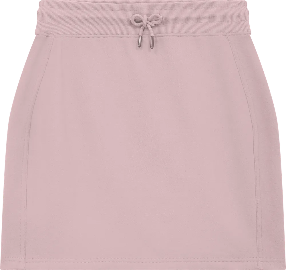 EP343-SUPR1 - Sweat Skirt - Sueded Miami Pink