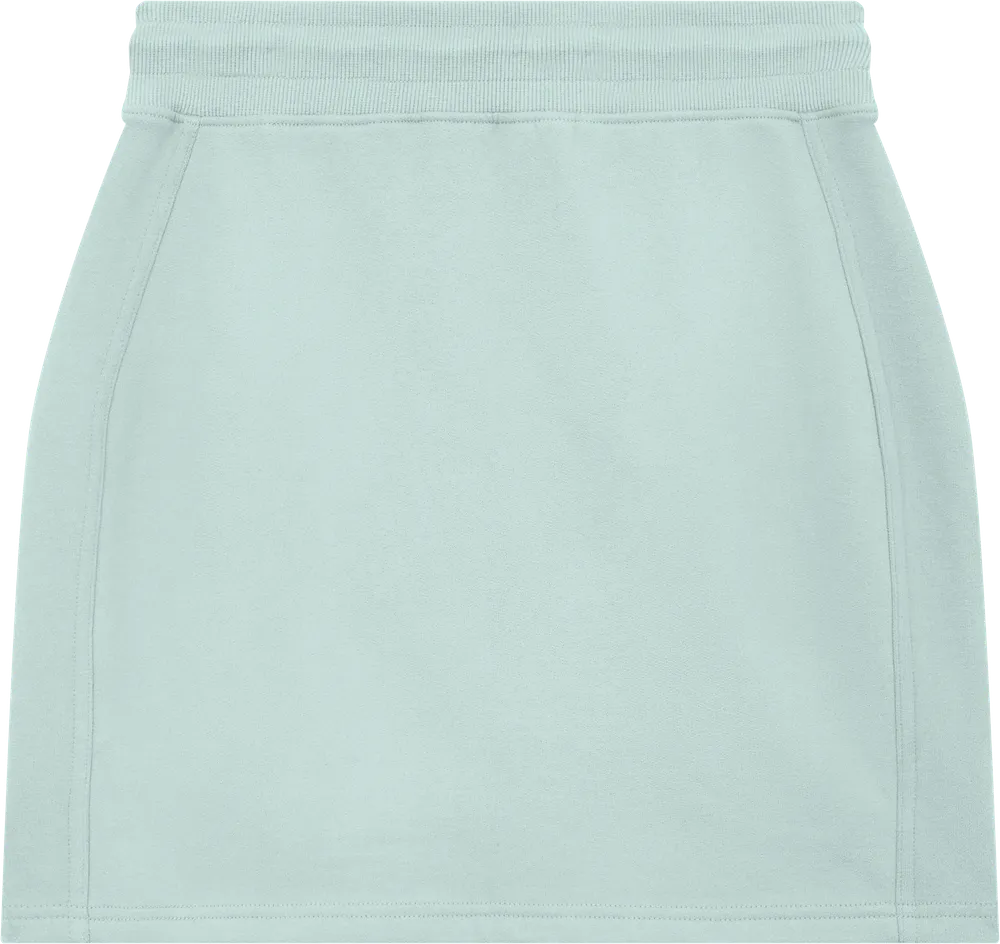 EP343-SUSLGR2 - Sweat Skirt - Sueded Slate Green