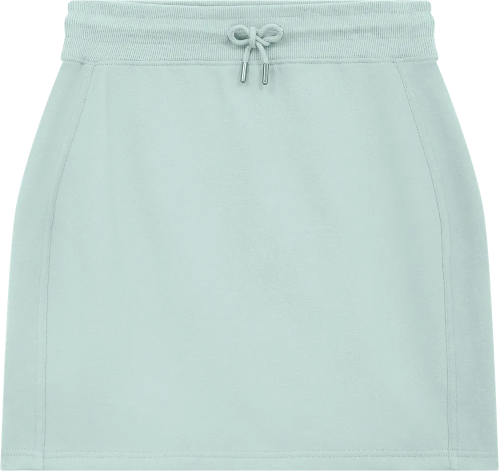EP343-SUSLGR2 - Sweat Skirt - Sueded Slate Green
