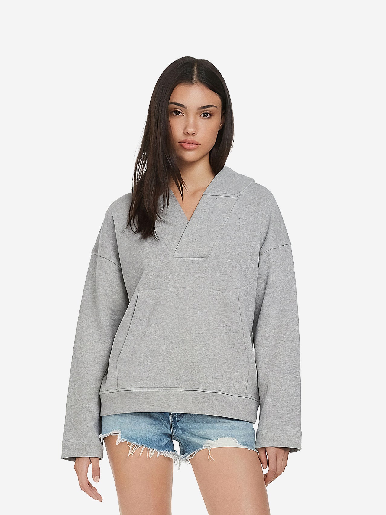 Earth Positive  Women's V Neck Hoodie