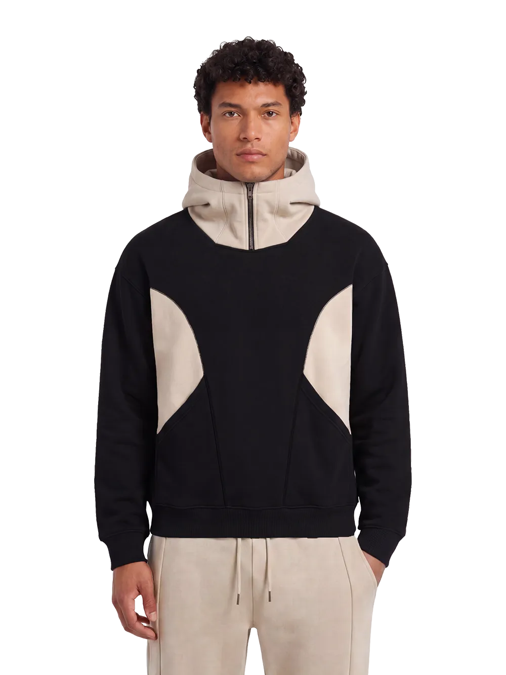 EP550 - Colour Panelled Hoodie