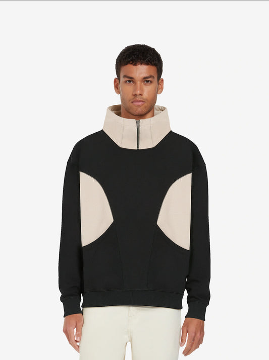 Earth Positive Colour Panelled Hoodie