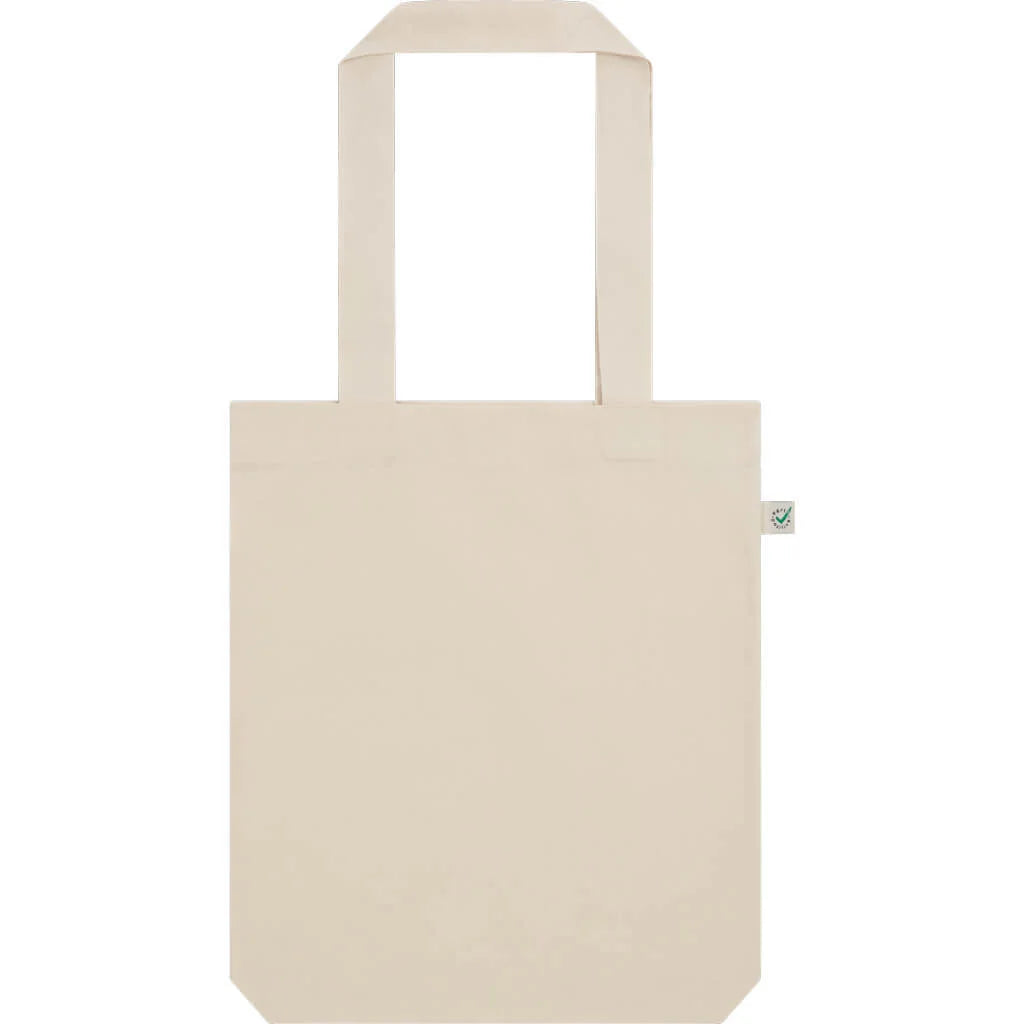 Earth Positive Fashion Tote Bag - Light Beige (Sand) - One Size