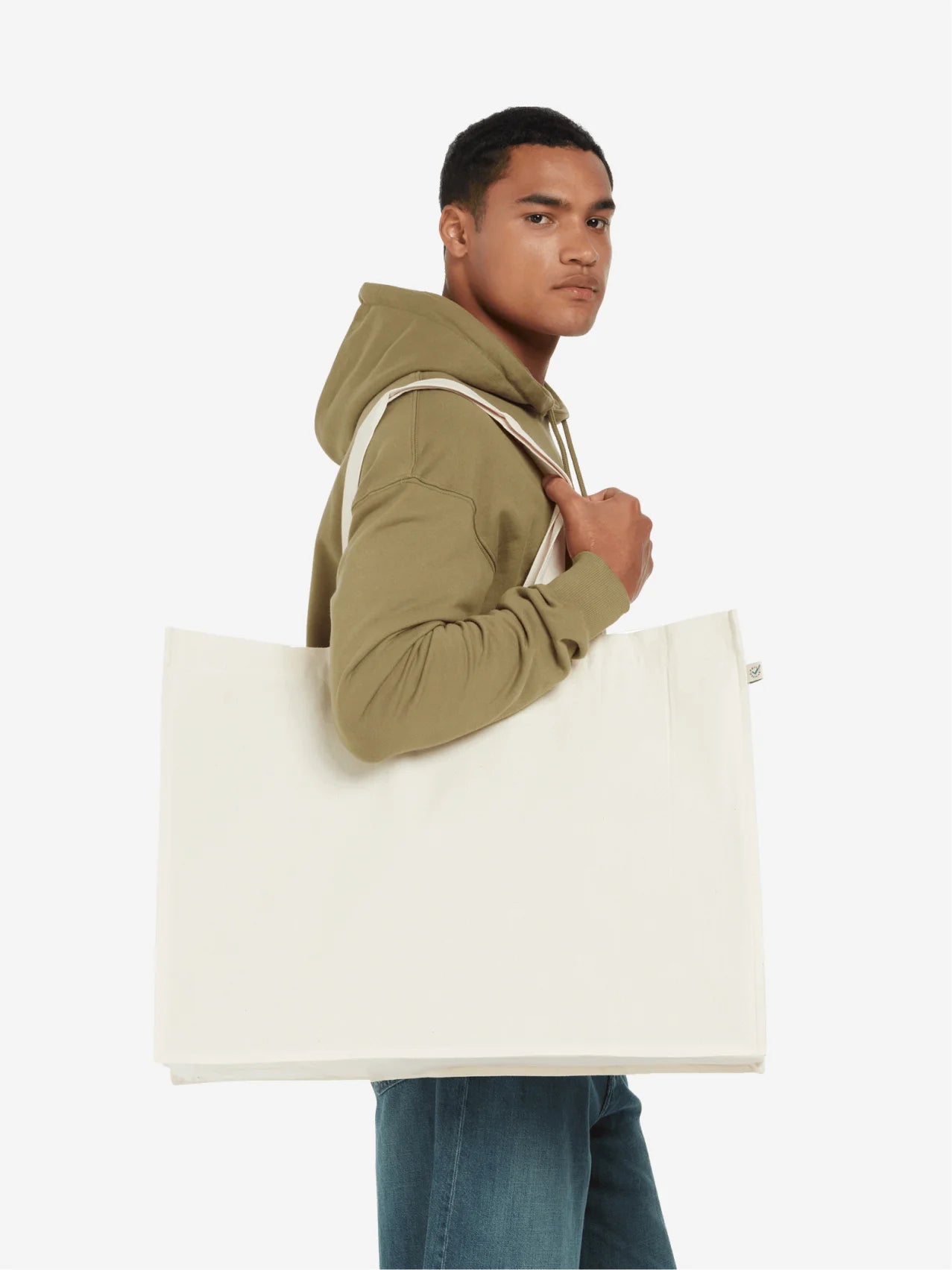 Earth Positive Jumbo Tote Bag